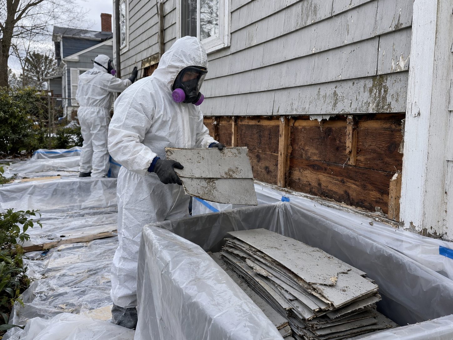 Asbestos Pipe Insulation Removal